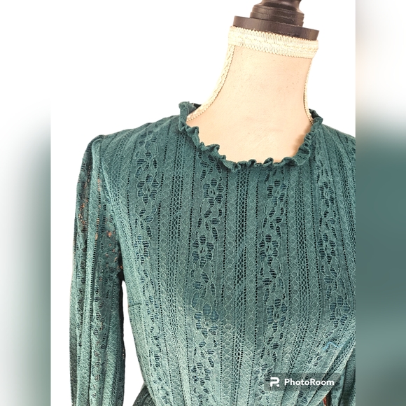 Princess Highway | Green Lace Dress | Size 12 - Picture 5 of 7